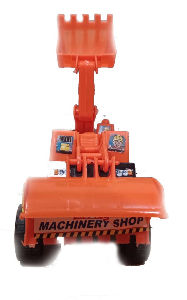 Small Orange Crane Car Toy for Kids – Sturdy and Fun Construction Vehicle Toy